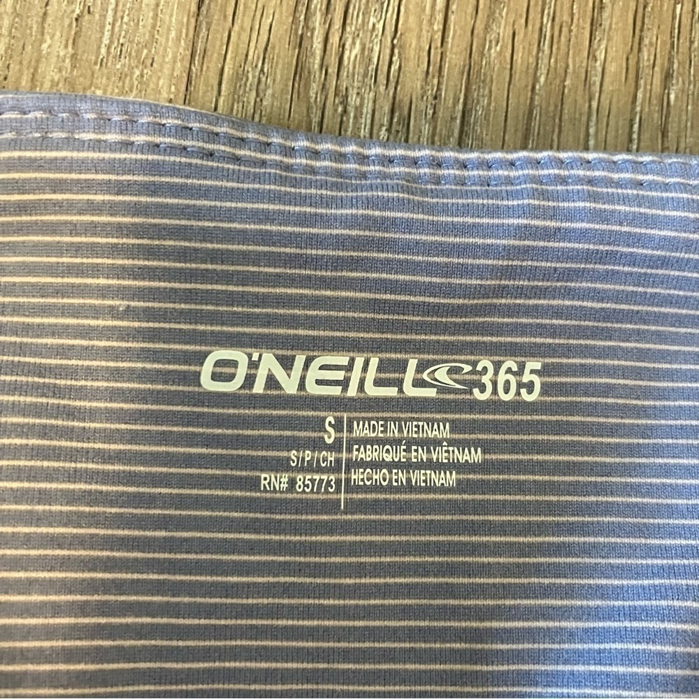 O’Neil 365 Gray Striped Leggings S EUC - Picture 3 of 9